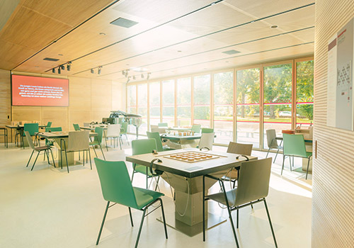 Ausstellungsbereich im Salon Stolz